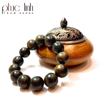 Phuc Linh Indo Black Oil-Cooked 18Mm Bracelet