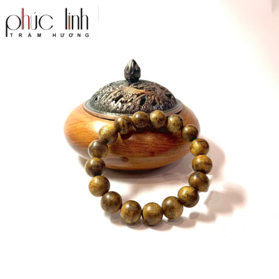 Phuc Linh Brown Malai Bracelet 12Mm