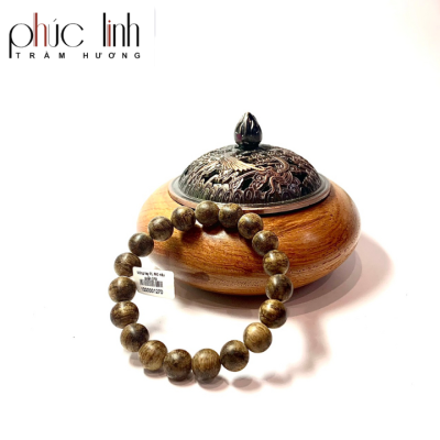 Phuc Linh Brown Malai 10Mm Bracelet