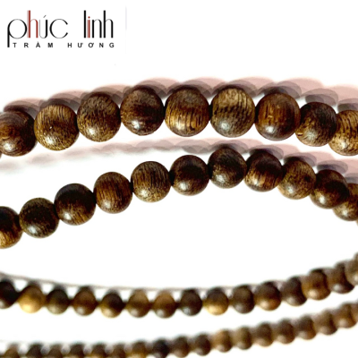 Phuc Linh Malai Brown 6Mm Necklace