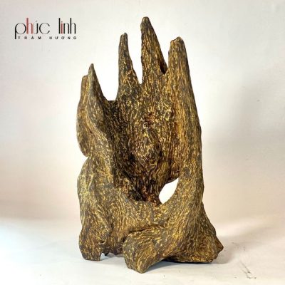 Decorative Oil-Cooked Agarwood Tree 29cm