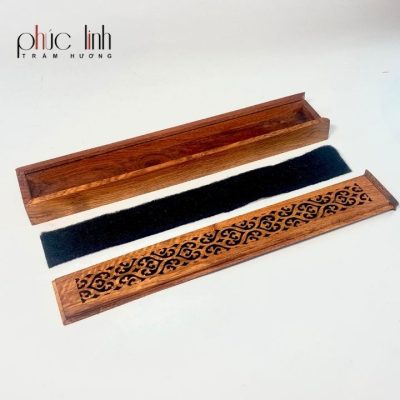 Monolithic Wooden Box For Burning No Toothpick Agarwood Incense Burner