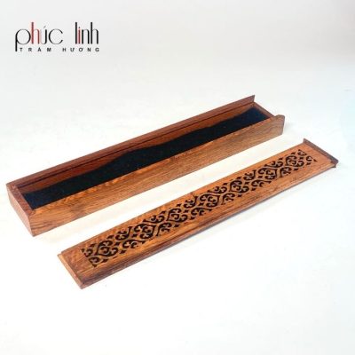 Monolithic Wooden Box For Burning No Toothpick Agarwood Incense Burner