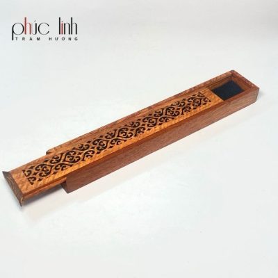 Monolithic Wooden Box For Burning No Toothpick Agarwood Incense Burner