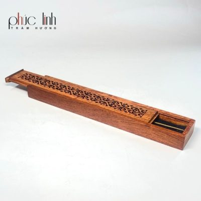 Monolithic Wooden Box For Burning No Toothpick Agarwood Incense Burner