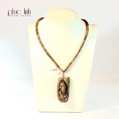 Indo Agarwood Necklace Mix Buddha Charm