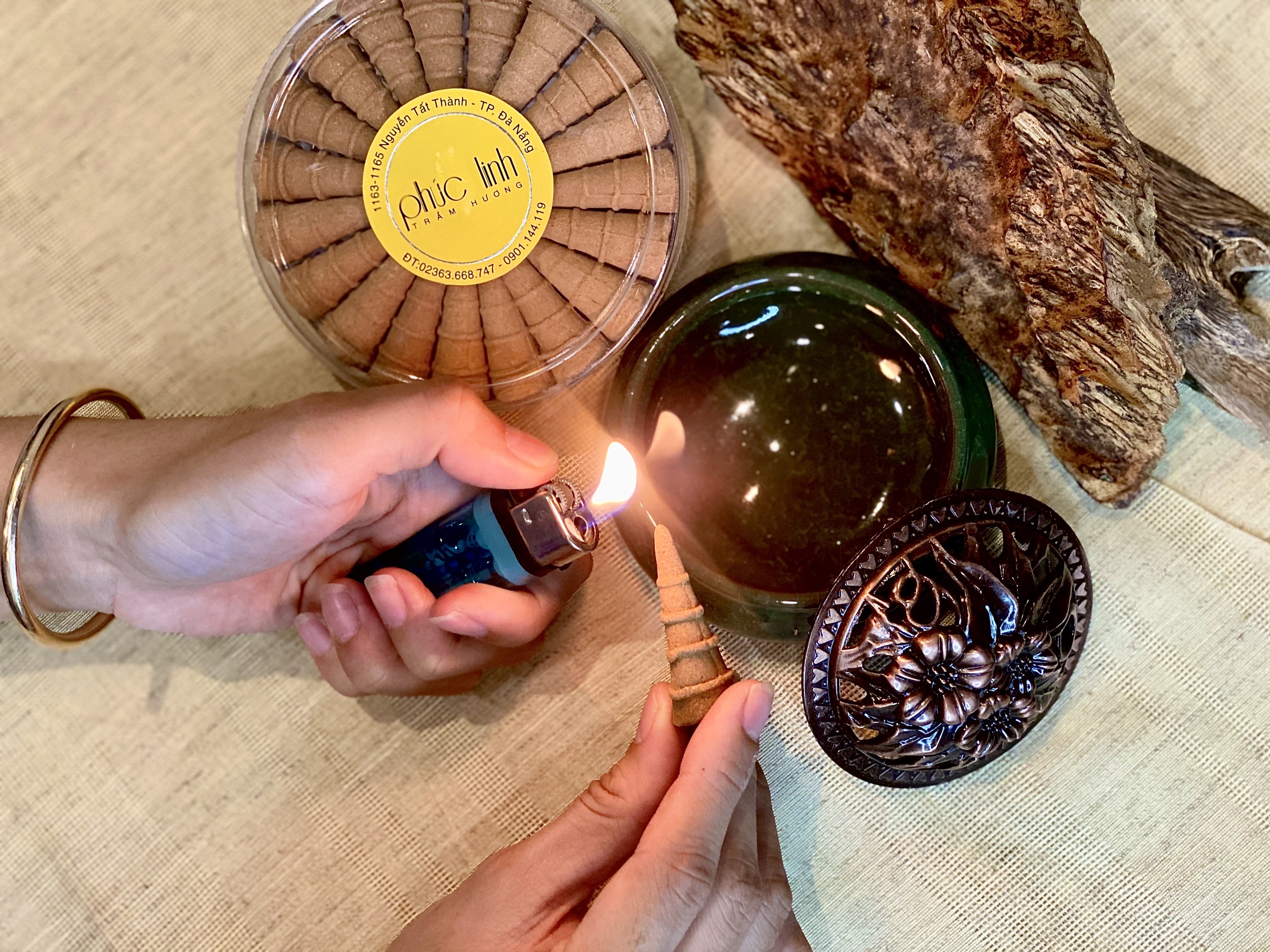 How To Use Cone Incense With A Burning Tool