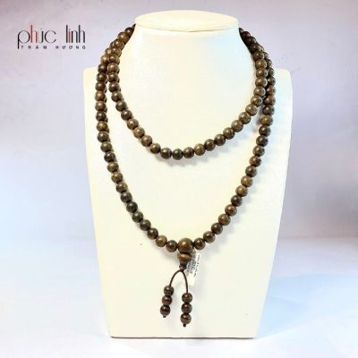 Phuc Linh 108 Beads Oil-Cooked Agarwood Necklace 8Ly