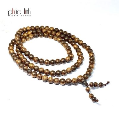 Phuc Linh 108 Beads Agarwood Chips Necklace 8 Ly