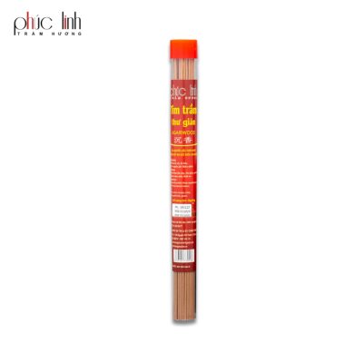 Phuc Linh Red Lid Relaxing Agarwood Incense | 20cm | 20gr | 80 sticks | Free Wood Accessory