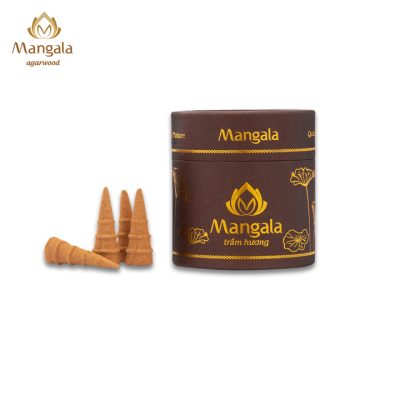 Premium Mangala White Box Agarwood Cone | Large - 22 Tablets