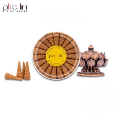 Phuc Linh Agarwood Cone Special Type | Large - 36 Tablets