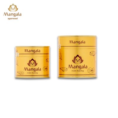 Premium Mangala Golden Box Agarwood Cone | Small - 25 Tablets