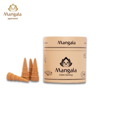 Premium Mangala White Box Agarwood Cone | Large - 22 tablets