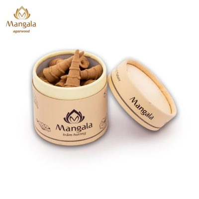 Premium Mangala White Box Agarwood Cone | Large - 22 Tablets