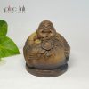 Agarwood Maitreya Statue Car Decoration 13Cm