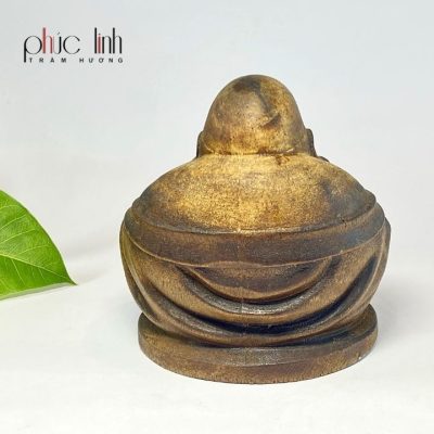 Agarwood Maitreya Statue Car Decoration 13Cm