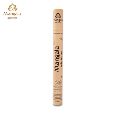 Premium Mangala White Tube Agarwood Incense - 20gr - 20cm