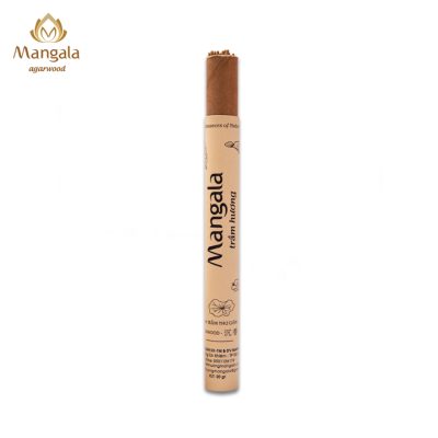 Premium Mangala White Tube Agarwood Incense - 20Gr - 20Cm