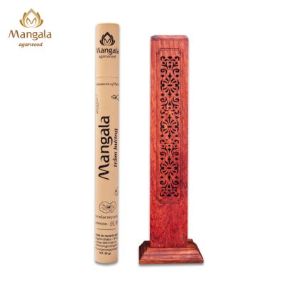 Premium Mangala White Tube Agarwood Incense - 20Gr - 20Cm