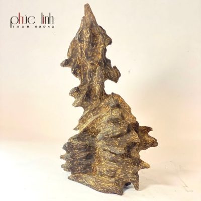 Phuc Linh Decorative Oil-Cooked Agarwood 27 cm