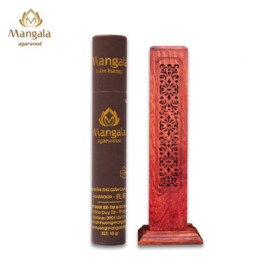 Premium Mangala Relaxing Short Brown Tube Agarwood Incense | 10Gr | 10Cm | 80 Sticks