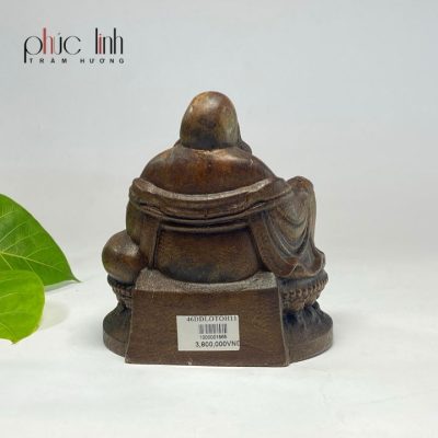 Agarwood Maitreya Statue Car Decoration 9Cm