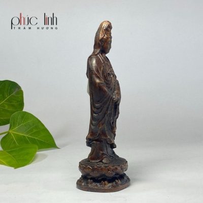 Agarwood Guanyin Statue Car Decoration