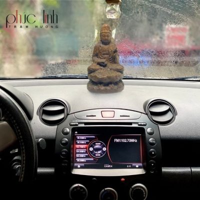 Agarwood Buddha Statue Car Decoration