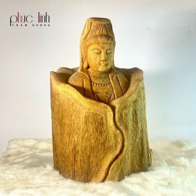 Agarwood Guanyin Statue 30Cm