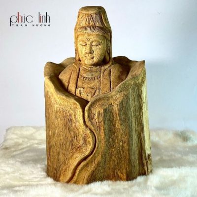 Agarwood Guanyin Statue 30Cm