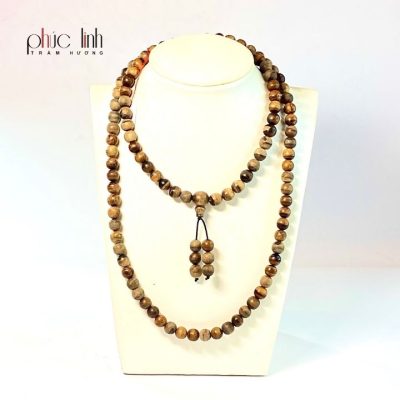 Phuc Linh 108 Beads Agarwood Necklace 8 Ly