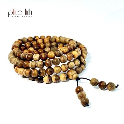 Phuc Linh 108 Beads Agarwood Necklace 8 Ly