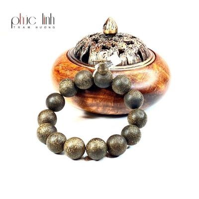 Phuc Linh Black Oil-Cooked Bracelet 16Mm