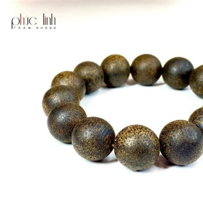 Phuc Linh Black Oil-Cooked Bracelet 16Mm