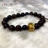 Agarwood Bracelet Mix Gold - Money Pig Golden Charm 3P5