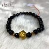 Agarwood Bracelet Mix Golden Apricot Blossom Charm 2P7