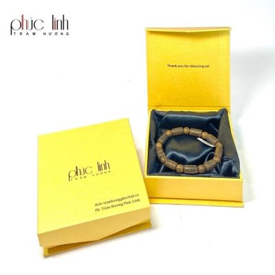 Agarwood Oil-Cooked Bamboo Bracelet