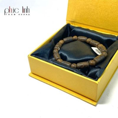 Agarwood Oil-Cooked Bamboo Bracelet