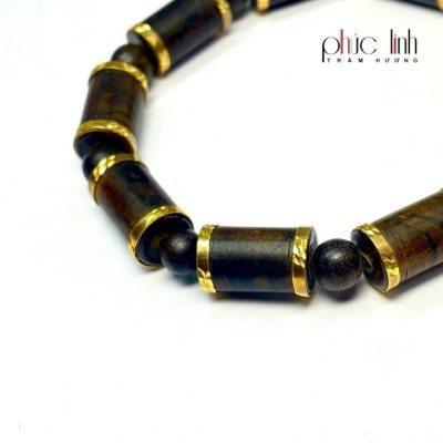 Gold-Filled Agarwood Bracelet 5P5