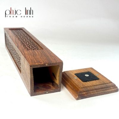 Standing Wooden Box For Burning Agarwood - No Toothpick Agarwood Incense Burner