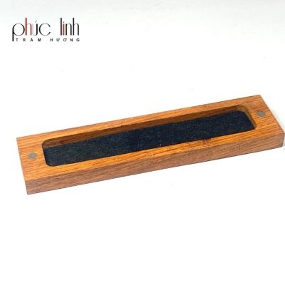 Short Monolithic Wooden Box Agarwood Burner