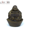 Phuc Linh Oil-Cooked Prosperous Maitreya Agarwood Statue