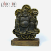 Phuc Linh Oil-Cooked One-Side Agarwood Maitreya For Car Decoration 1