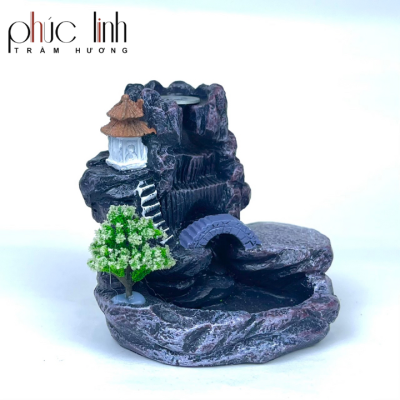 Mini Landscape Ceramic Smoke Waterfall – Model 2