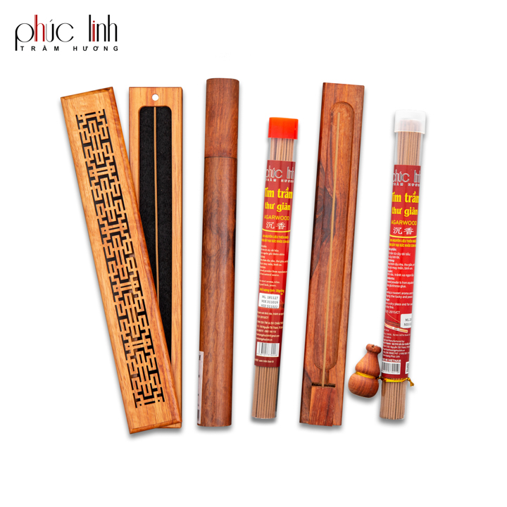 Phuc Linh Agarwood Incense With Burning Accessories