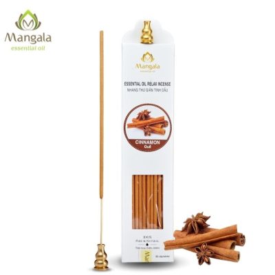 Cinnamon Essential Oil Incense - 20cm - 50 sticks | Mangala