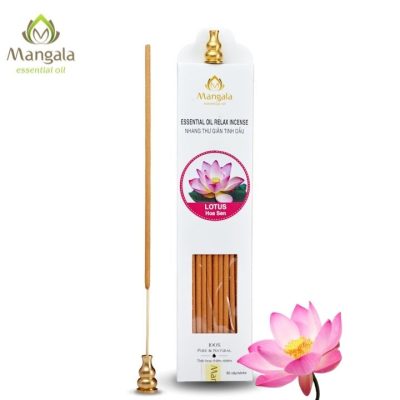 Lotus Essential Oil Incense - 20cm - 50 sticks | Mangala