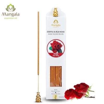 Rose Essential Oil Incense - 20cm - 50 sticks | Mangala