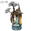 Phuc Linh Agarwood Scene Decoration - Cedar Tree And Buddha